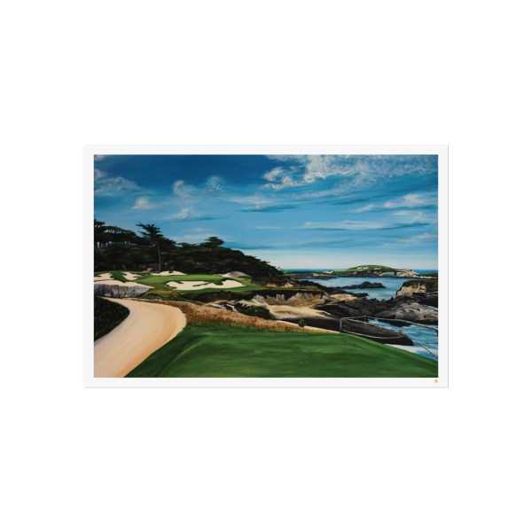 An Architect’s Dream — Coastal California Golf Art Print