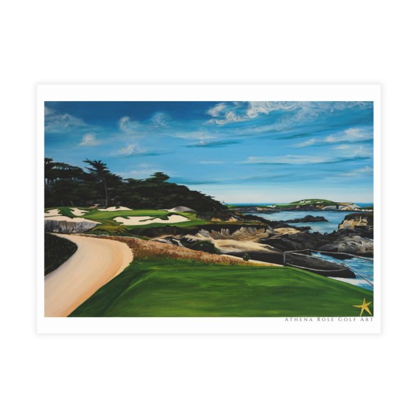 Golf Art Postcard — “An Architect’s Dream”